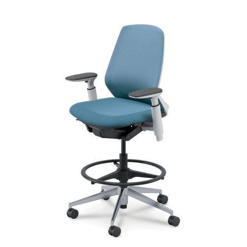 内田洋行 ニンバスチェア(Nimbus) ハイシート ミドルバック ポリッシュ脚 5-374-381C