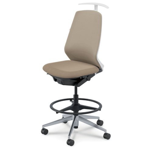 内田洋行 ニンバスチェア(Nimbus) ハイシート ミドルバック ポリッシュ脚 5-374-458A