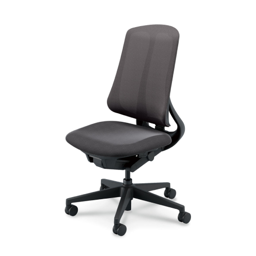 リーフレクチェア ハイバック ブラック樹脂脚 肘なし ナイロンC ホワイト/ブラックフレーム 5-378-300/5-378-100
