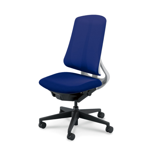 内田洋行 リーフレクチェア(Reflek) ハイバック ブラック樹脂脚 肘なし  