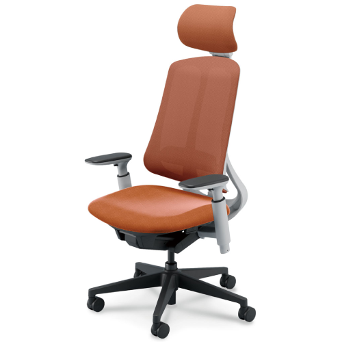 リーフレクチェア エクストラハイバック ブラック樹脂脚 アジャスタブル肘 ランバー付 5-378-806/5-378-606
