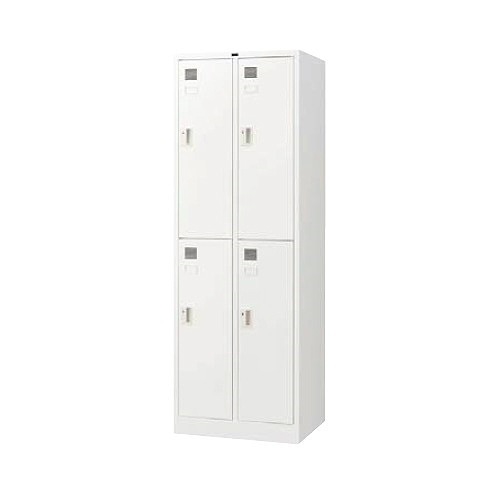 ウチダ システムロッカーNS型 スタンダードタイプ 4人用(S) ダイヤル錠 東日本 西日本地区 5-860-0371