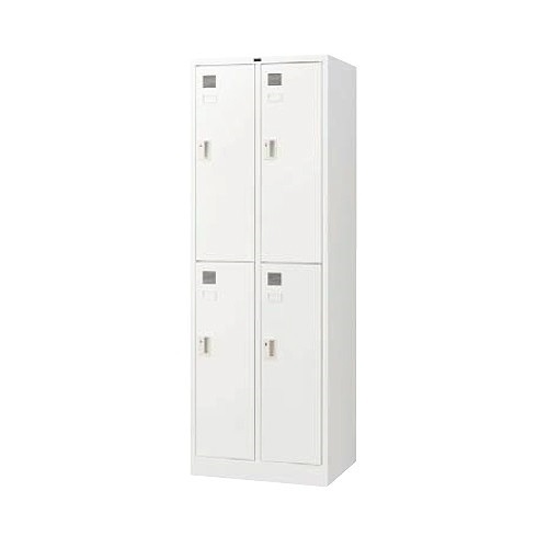 ウチダ システムロッカーNS型 スタンダードタイプ 4人用(S) 内筒交換錠 東日本 西日本地区 5-860-0381