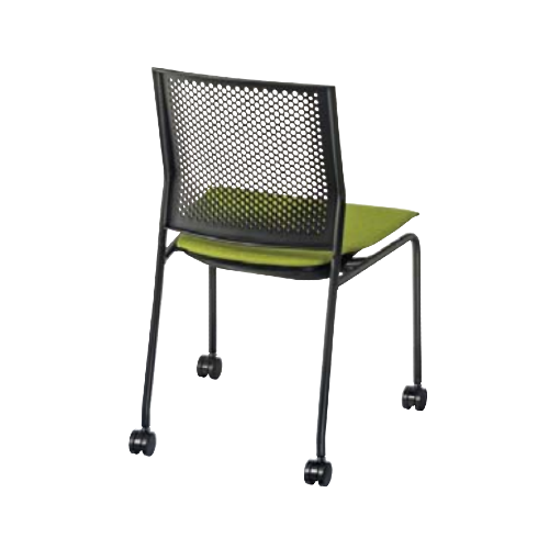 ウチダ ミーティングチェア FM-500シリーズ(エフエム500) 肘なし ブラック脚 FM-502B BL脚 6-112-501□