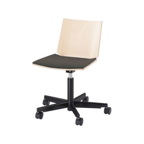 内田洋行 ミーティングチェア Hazel(ヘーゼル) 5本脚 布張り 5本回転脚