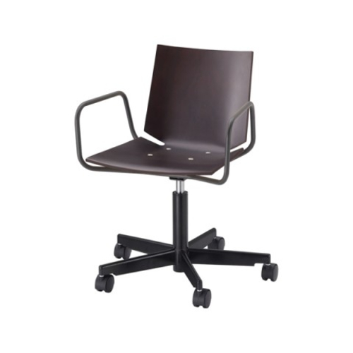 内田洋行 ミーティングチェア Hazel(ヘーゼル) 5本脚 布張り 5本回転脚