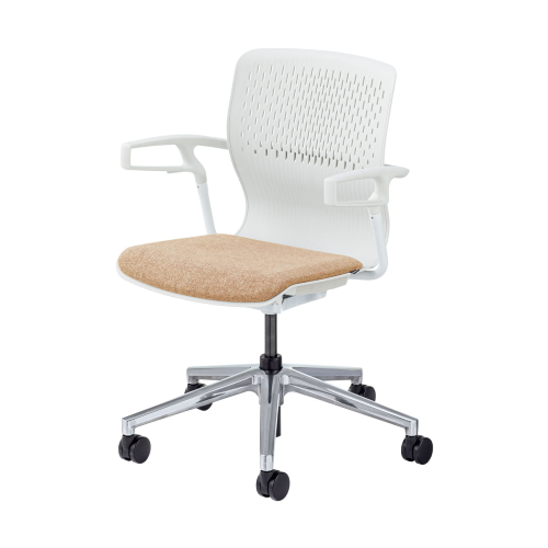 内田洋行 ミーティングチェア Cazetora(カゼトラチェア) 5本回転脚 背  