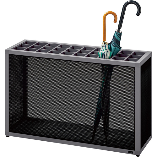 ウチダ カサタテ クローズタイプ US-12型・30本用 W850×D290×H550 ブラック 6-400-1022