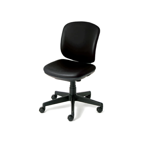 プラス プリセアチェア(Presea) ハイバック ホワイトシェル ビニルレザータイプ 肘なし KC-K53NL