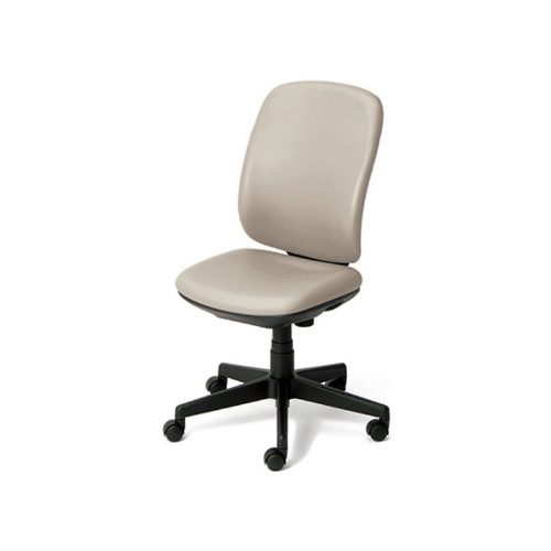 プラス プリセアチェア(Presea) ハイバック ブラックシェル ビニルレザータイプ 肘なし KC-K63NL