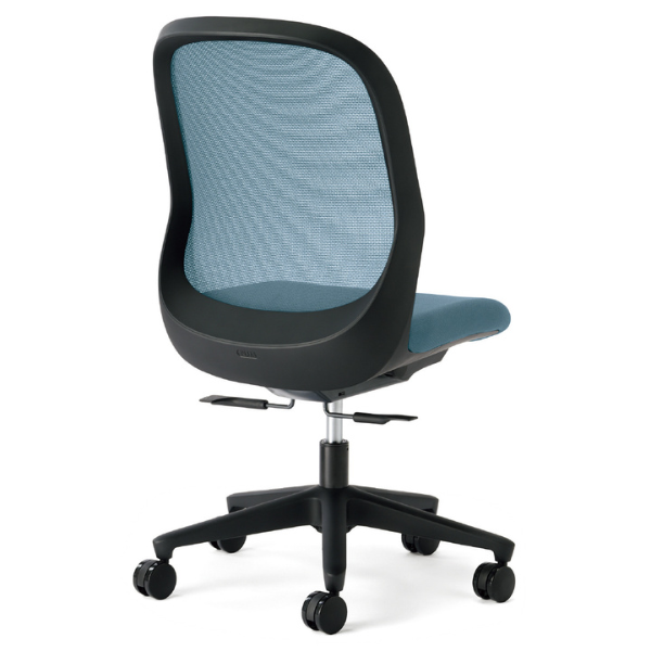 プラス フィータ2チェア 肘無 ブラックフレーム 樹脂脚 KC-FT60MKL