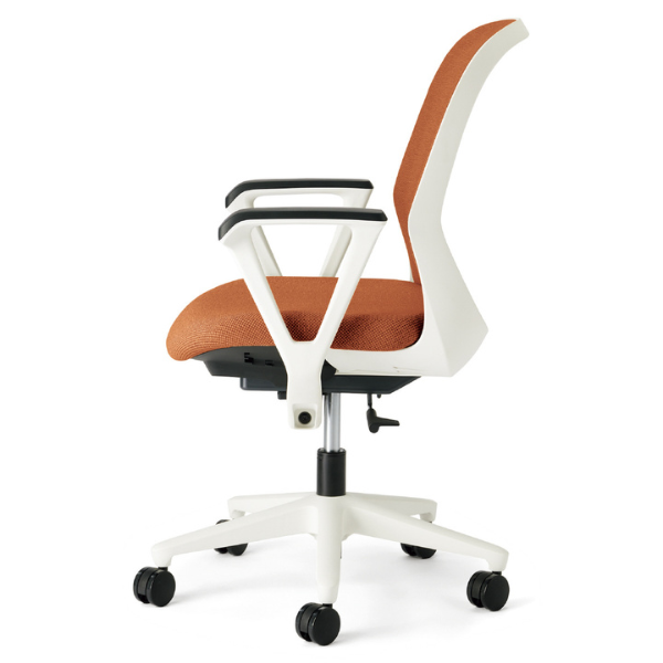 プラス フィータ2チェア ループ肘 ホワイトフレーム 樹脂脚 KB-FT50MKL