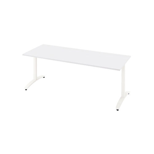 プラス ロンナ(ronna) 標準天板 T字脚 長方形 配線口なし ミーティングテーブル W1200×D900×H720 NN-1209TAR