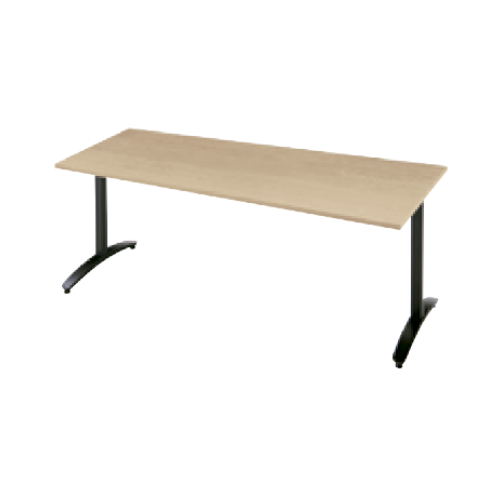 プラス ロンナ(ronna) 抗ウイルス天板 T字脚 長方形 配線口なし ミーティングテーブル W1500×D900×H720 NN-1509TARV