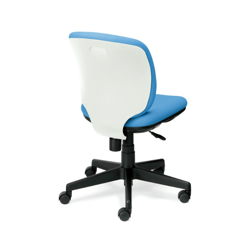 プラス プリセアチェア(Presea) ローバック  ホワイトシェル 布タイプ 肘なし KC-K56SL