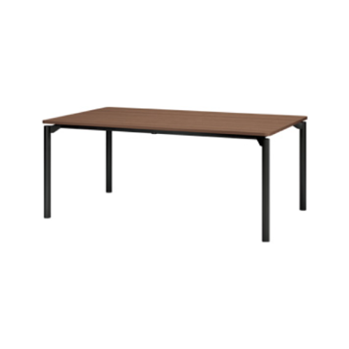 プラス エムゼロテーブル(M0 Table) ミーティングテーブル ブラック脚 W1200×D750×H720 MT-YM1275