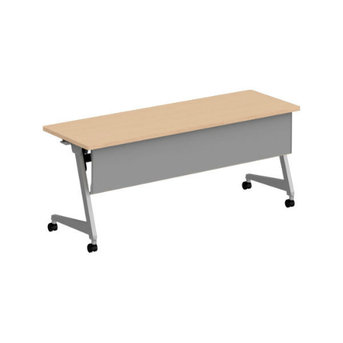 オカムラ フラプターL サイドフォールディングテーブル 棚板なし 幕板付 81F2AB-MG99/81F2AB-MK37