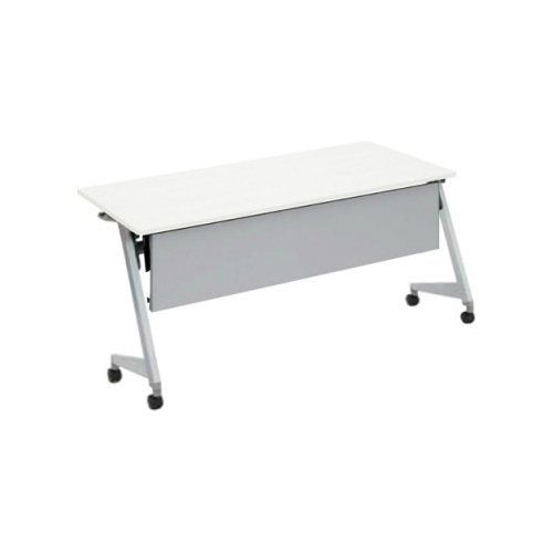 オカムラ フラプターL サイドフォールディングテーブル 棚板付 幕板付 81F2CA-MG99/81F2CA-MK37