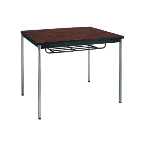 コクヨ ミーティング用テーブル 棚付き 丸脚ステンレス BT-S410