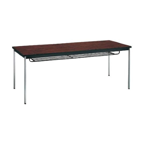 コクヨ ミーティング用テーブル 棚付き 丸脚ステンレス BT-S416