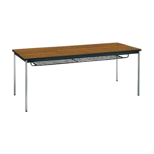 コクヨ ミーティング用テーブル 棚付き 丸脚ステンレス BT-S416