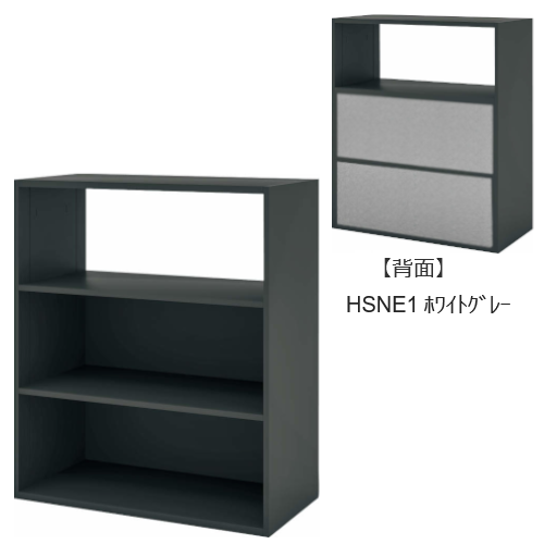 コクヨ エディア フリーパネル 3段 ブラック 中下段 クロス BWU-WKAB59E6CHSNE1