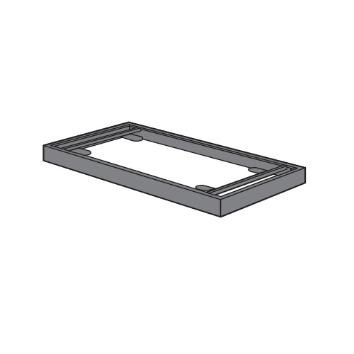 KOKUYO コクヨ エディア EDIA ダブルベース ブラックベース W900×D450用 BWUB-W9E6A