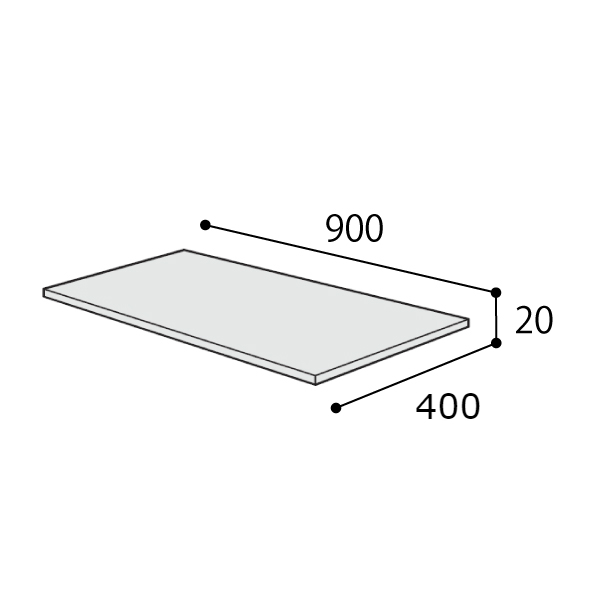 ココクヨ エディア(EDIA) 天板 W900×D400×t20mm BWUT-W9S-NN