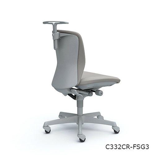 オカムラ スラート ローバック 肘なし ハンガー付 樹脂脚  C332WR-FS/C332ZR-FS/C332GR-FS/C332XR-FS/C332JR-FS/C332CR-FS