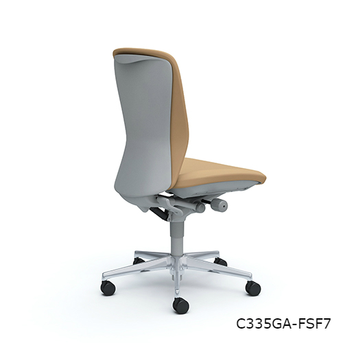 オカムラ スラートチェア(sulato) ハイバック 肘なし アルミ脚 ナイロンキャスター  C335WA-FS/C335ZA-FS/C335GA-FS