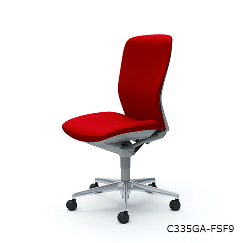 オカムラ スラートチェア(sulato) ハイバック 肘なし アルミ脚 ナイロンキャスター  C335WA-FS/C335ZA-FS/C335GA-FS