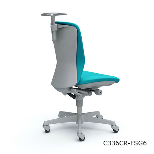 スラート ハイバック 肘なし ハンガー付 樹脂脚  C336WR-FS/C336ZR-FS/C336GR-FS/C336XR-FS/C336JR-FS/C336CR-FS