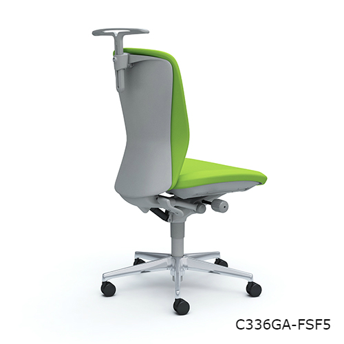 オカムラ スラートチェア(sulato) ハイバック 肘なし ハンガー付 アルミ脚 ナイロンキャスター C336WA-FS/C336ZA-FS/C336GA-FS