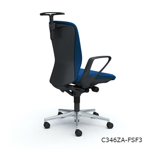 オカムラ スラート ハイバック デザインアーム ハンガー付 アルミ脚 ナイロンキャスター C346WA-FS/C346ZA-FS/C346GA-FS