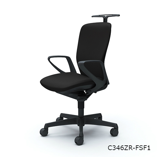 オカムラ スラートチェア ハイバック デザインアーム ハンガー付 樹脂脚  C346WR-FS/C346ZR-FS/C346GR-FS/C346XR-FS/C346JR-FS/C346CR-FS