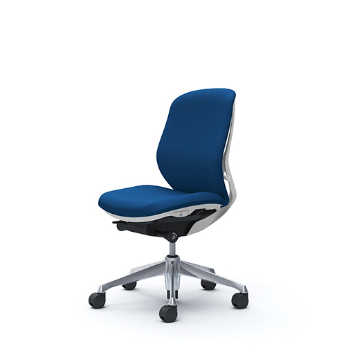 シルフィーチェア ローバック クッション 肘なし ポリッシュ脚 C633BR-FS/C633BW-FS