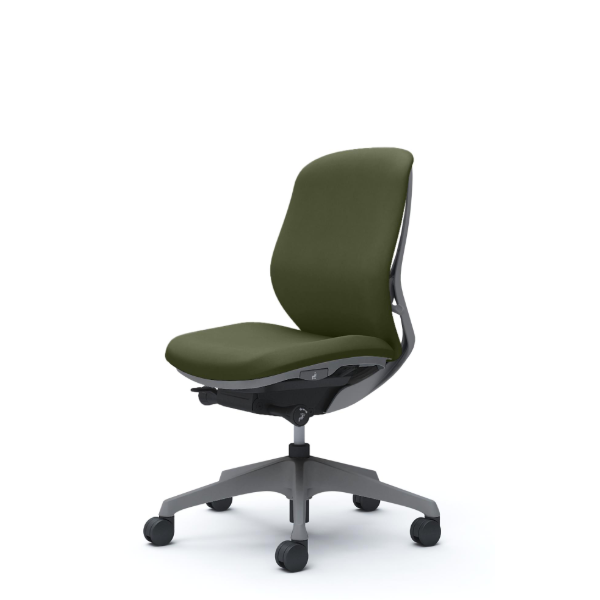 オカムラ シルフィーチェア ローバック クッション (プレーン) 肘なし 樹脂成型脚 C633XA-FSJ9