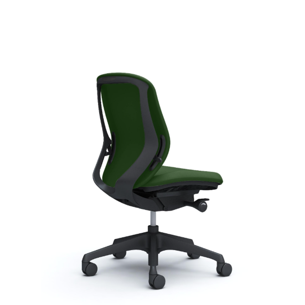 オカムラ シルフィーチェア ローバック クッション (プレーン) 肘なし 樹脂成型脚 C633XR-FSG5