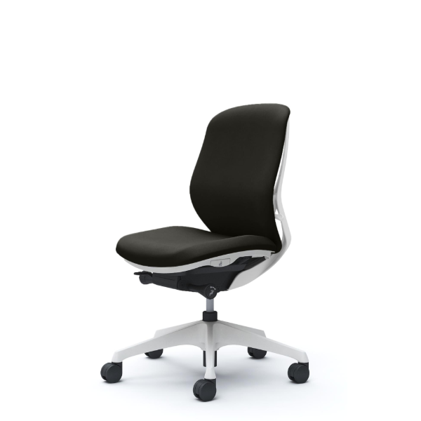 オカムラ シルフィーチェア ローバック クッション (プレーン) 肘なし 樹脂成型脚 C633XW-FSJ4