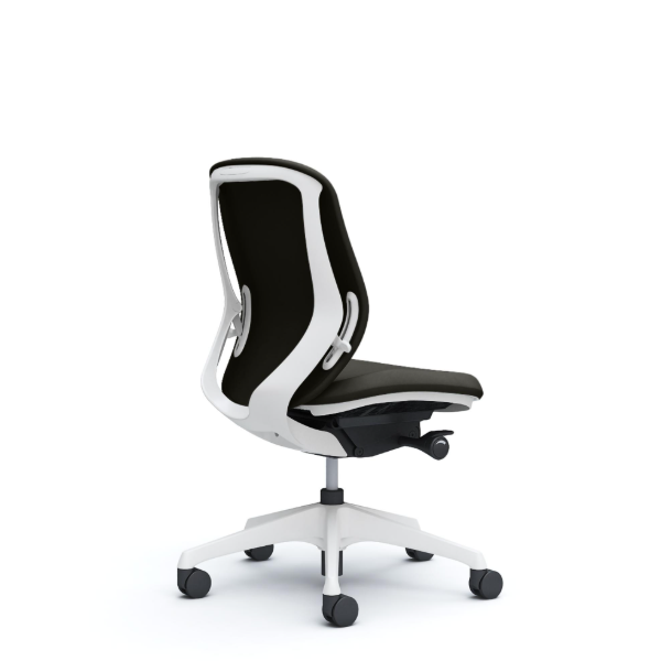 オカムラ シルフィーチェア ローバック クッション (プレーン) 肘なし 樹脂成型脚 C633XW-FSJ4