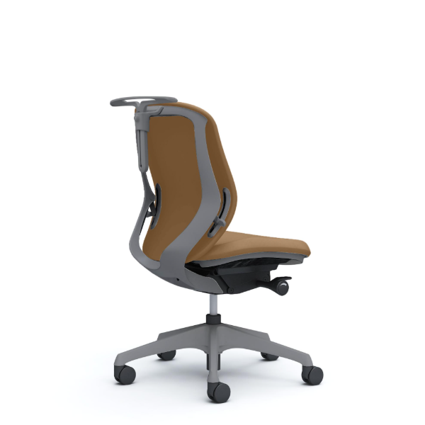 オカムラ シルフィーチェア ローバック クッション (プレーン) 肘なし 樹脂成型脚 C634XA-FSF7