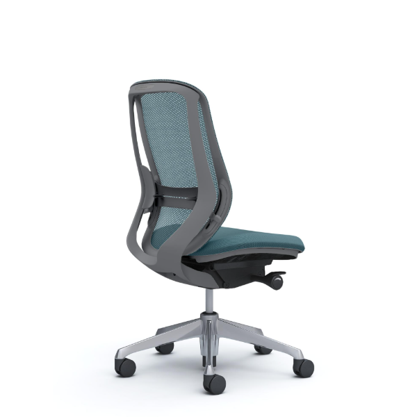 オカムラ シルフィーチェア ハイバック メッシュ 肘なし ポリッシュ脚 C635BE-FM7A