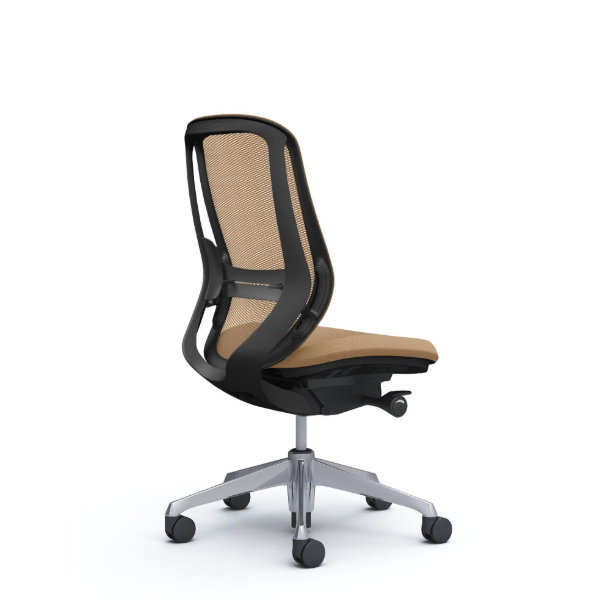 オカムラ シルフィーチェア ハイバック メッシュ 肘なし ポリッシュ脚 C635BS-FMP7