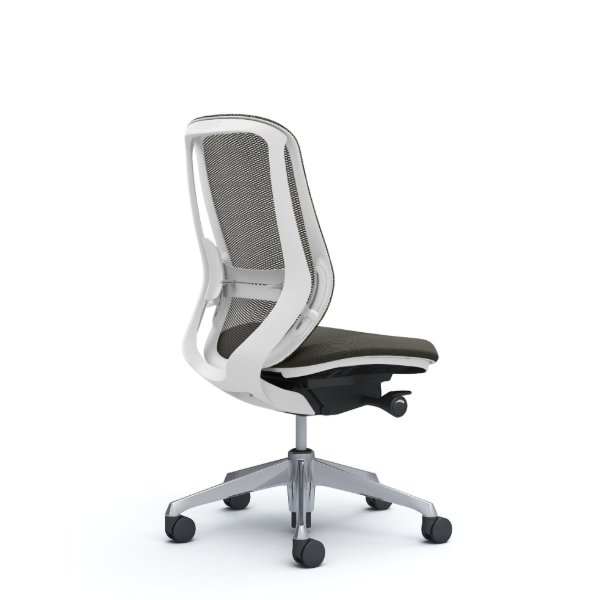 オカムラ シルフィーチェア ハイバック メッシュ 肘なし ポリッシュ脚 C635BZ-FM4A