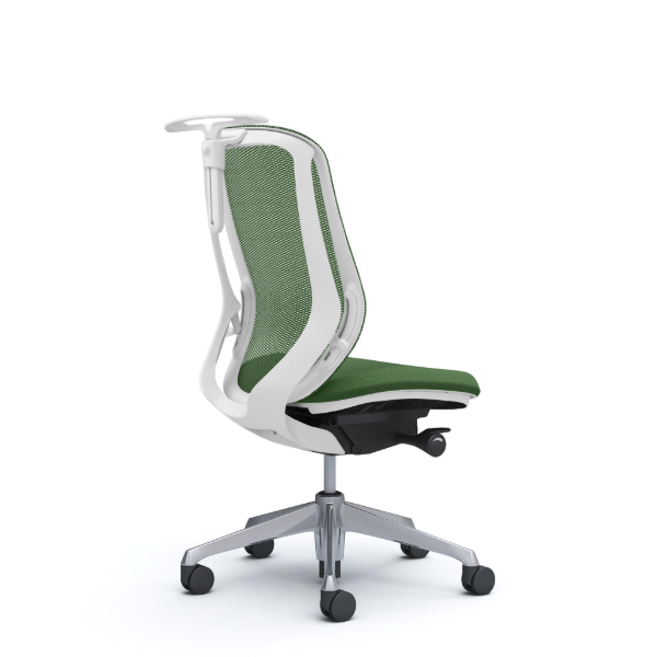 オカムラ シルフィーチェア ハイバック メッシュ 肘なし ポリッシュ脚 C636BW-FMR5
