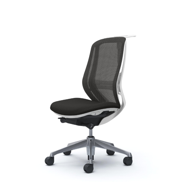 オカムラ シルフィーチェア ハイバック メッシュ 肘なし ポリッシュ脚 C636BZ-FMP1