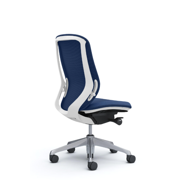 オカムラ シルフィーチェア ハイバック クッション (プレーン) 肘なし ポリッシュ脚 C637BW-FSG4