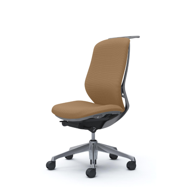 オカムラ シルフィーチェア ハイバック クッション (プレーン) 肘なし ポリッシュ脚 C638BA-FSF7