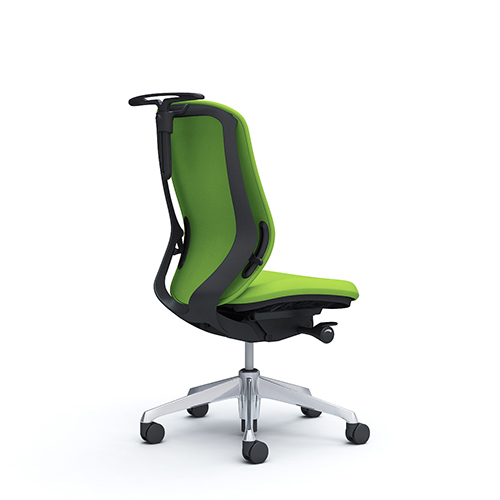 シルフィーチェア ハイバック クッション 肘なし ハンガー付 ポリッシュ脚 C638BR-FS/C638BW-FS