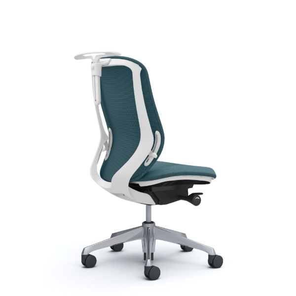 オカムラ シルフィーチェア ハイバック クッション (プレーン) 肘なし ポリッシュ脚 C638BW-FSJ7